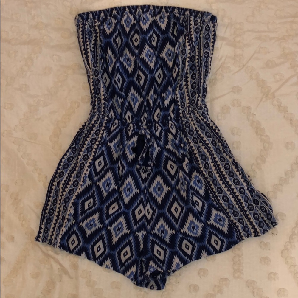 Hollister Strapless Romper